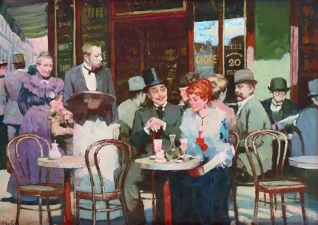 Художник Victor Guerrier (1893 – 1968). Нежная красота Парижа