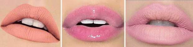 Дневной макияж губ