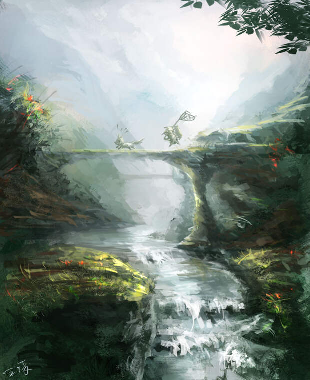Фэнтези от Wang Ling