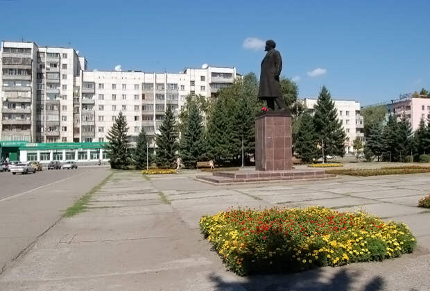 Площадь Ленина в Бийске