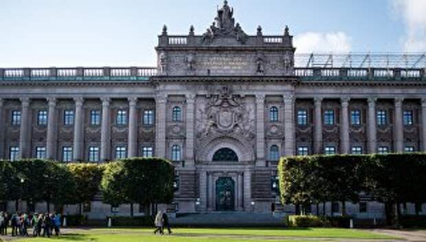 Здание парламента Швеции в Стокгольме. Архивное фото