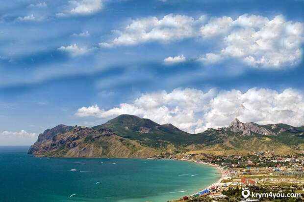 Крым фото История Коктебеля море