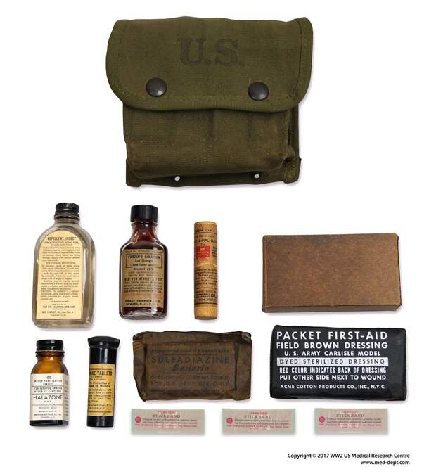 Индивидуальный медицинский комплект М-2 (США) - Полевые аптечки солдат и офицеров Великой отечественной войны