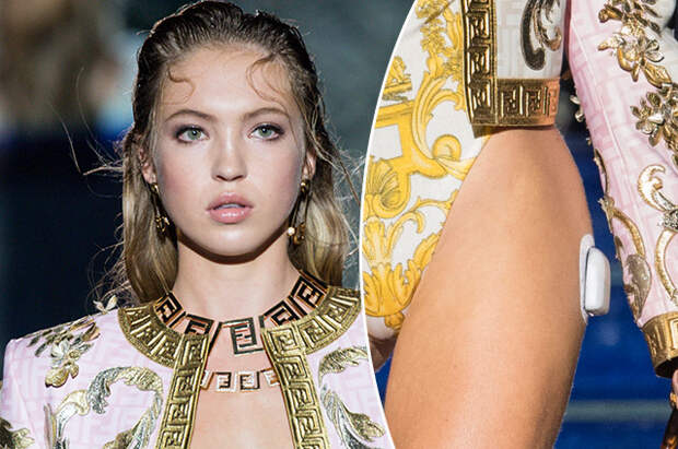 "Ты вдохновляешь": живущую с диабетом Лилу Мосс хвалят за то, что она вышла на подиум с инсулиновой помпой