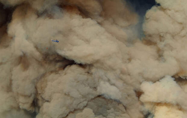 Ужасная красота пожаров в Калифорнии