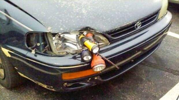 фонарь вместо фары