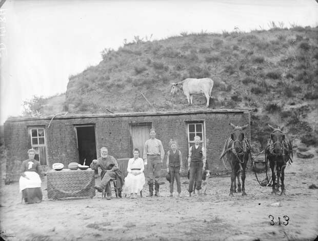 Как поднималась американская целина. Архивные фотографии пионеров Великих равнин конца 19-го века 40