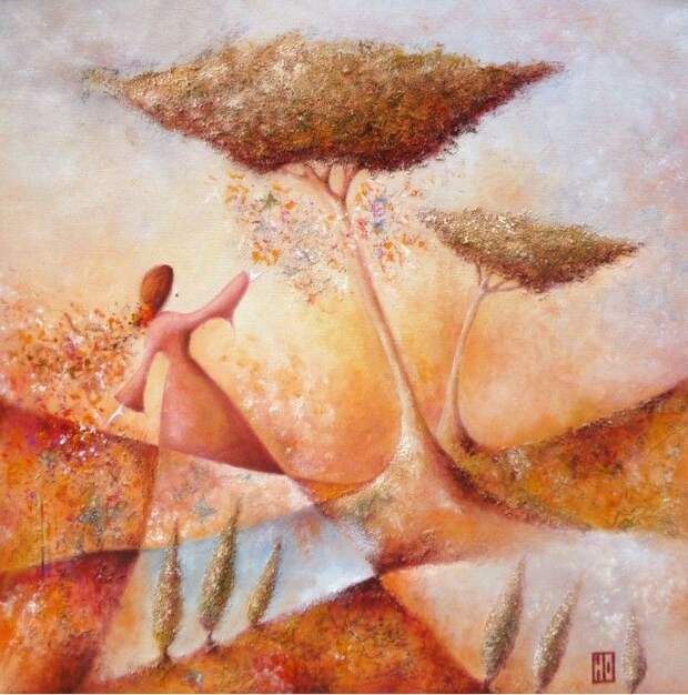 Мои картины - это открытый мир. Hubert Ollivier Hubert Ollivier