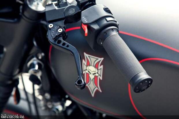 Мотоцикл Hawkized Triumph от Роланда Сэндса