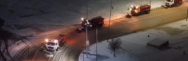 Как очищают дороги от снега в Мангистау