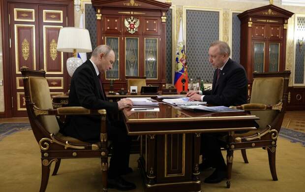 Владимир Путин встретился с Александром Бегловым в Петербурге