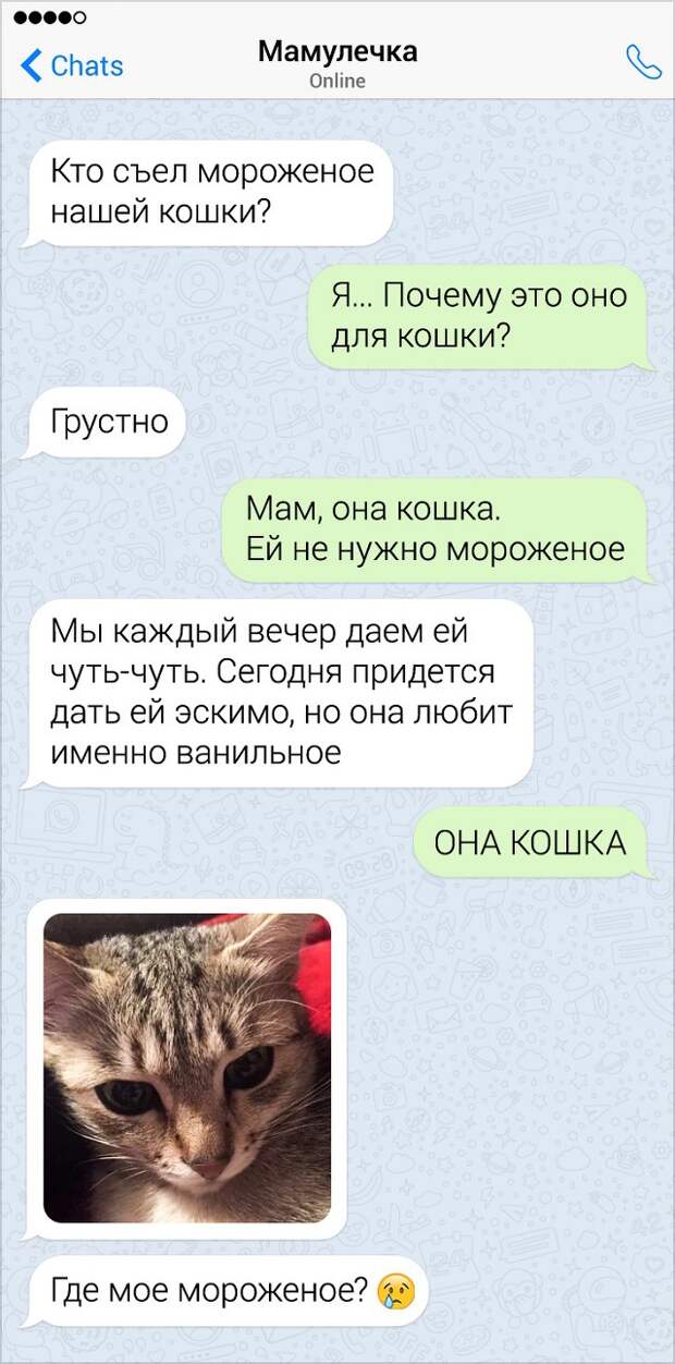 Забавные переписки с родителями Забавные переписки с родителями