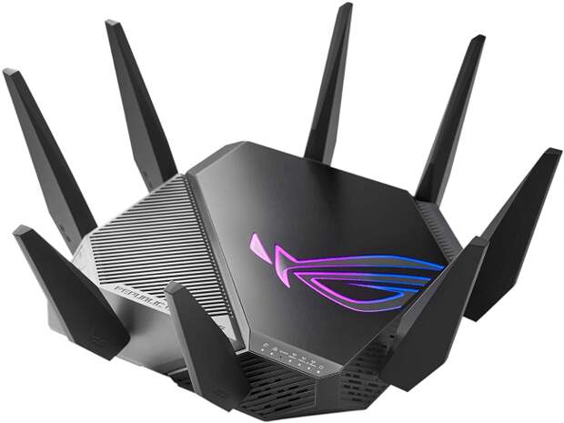 Asus GT-AXE11000 Wi-Fi 6E router.