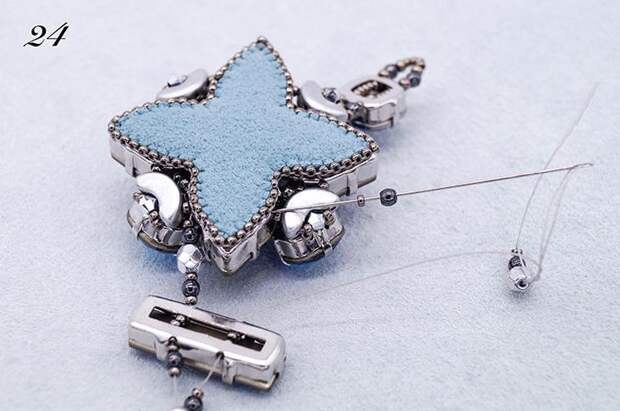 Создаем роскошное колье с кристаллами Swarovski