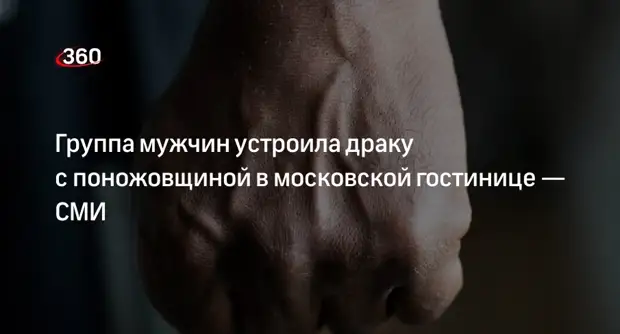 Четверо мужчин устроили драку в отеле в центре Москвы