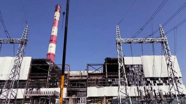 «Почему?» — Зеленский обвинил Запад в уничтожении самой мощной ТЭС в Киевской области