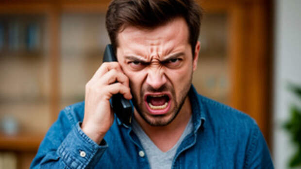 Злой мужчина / Изображение сгенерировано Шедеврум от ИИ YandexART/ amic.ru