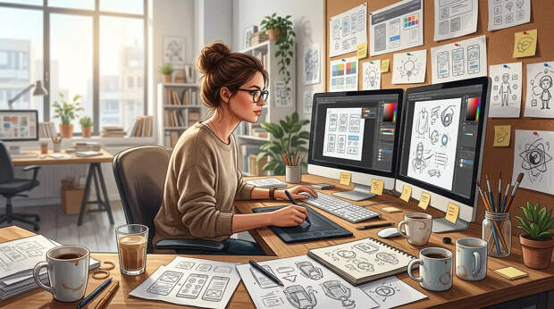 Дизайнеры в лидерах по самооценке лени: рейтинг профессий в России