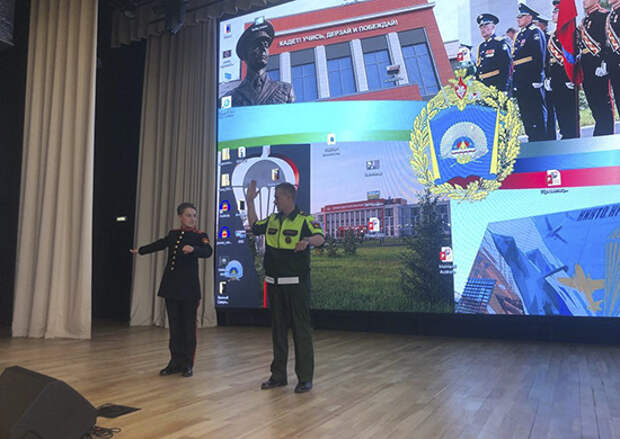 Офицеры ВАИ ЦВО провели в Омской области акцию «Внимание! Дети!»