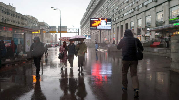 Гроза, облачная погода и до +27°C ожидаются в Москве 6 июня