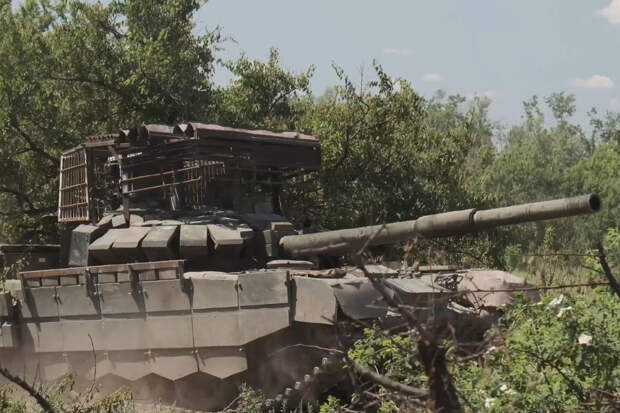 Опорный пункт ВСУ разгромили танкисты группировки войск «Центр» на авдеевском направлении