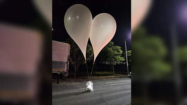 Yonhap сообщило об отправке КНДР в Южную Корею воздушных шаров с мусором и навозом