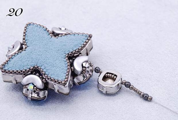 Создаем роскошное колье с кристаллами Swarovski