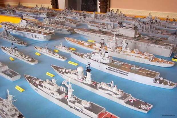 Грандиозная коллекция кораблей-моделей