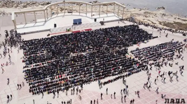 Обряд "Тасаттык" в Актау Обряд "Тасаттык" в Актау