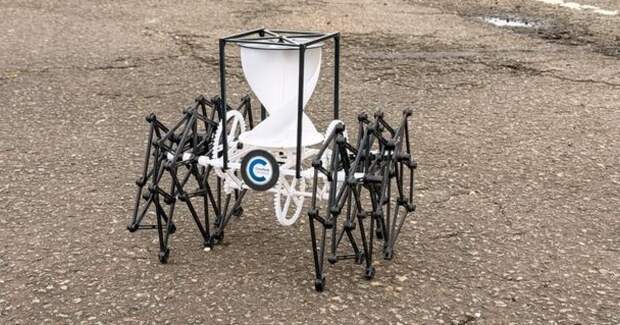 3D‑робот WANDER-bot из Крэнфилда передвигается на ветре — без батареи