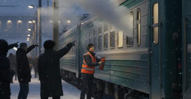 На Ярославском вокзале задымился вагон поезда из Болшево