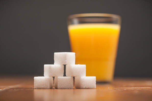 Содержание сахара в напитках