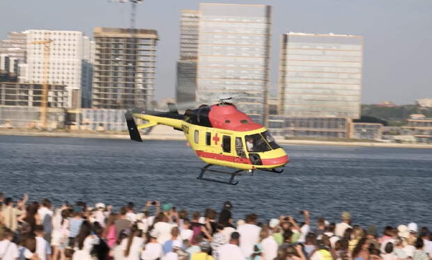 На празднике «Я выбираю небо» лётчики-испытатели Казанского вертолётного завода продемонстрировали своё мастерство