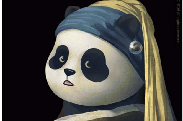 Панда встречает искусство