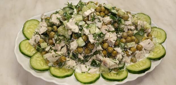 Порадуйте себя любимую- Салат "Леди" к 8 марта.Салат с курицей без майонеза