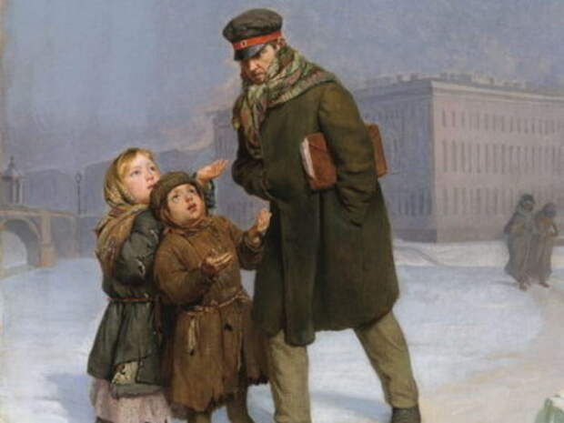 Журавлев Ф.С., «Дети-нищие». Журавлев Ф.С., «Дети-нищие».