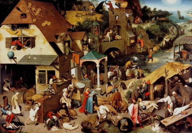 Друг у друга на головах. Картины Питера Брейгеля (1525—1569) наглядно демонстрируют, что уже 500 лет назад Европа была перенаселена