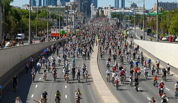 Собянин: В весеннем велофестивале приняли участие 65 тыс. человек