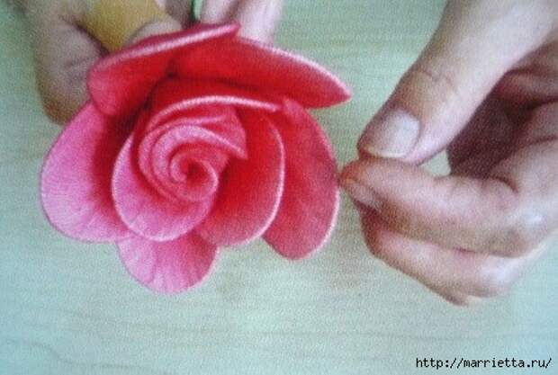 Розы из капрона. Красивые идеи и мастер-класс (9) (493x332, 119Kb)