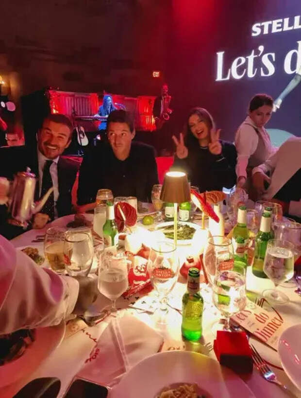 Дэвид Бекхэм и Мария Шарапова