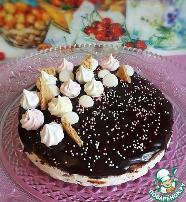 Десерт"Шоколадно-творожный"