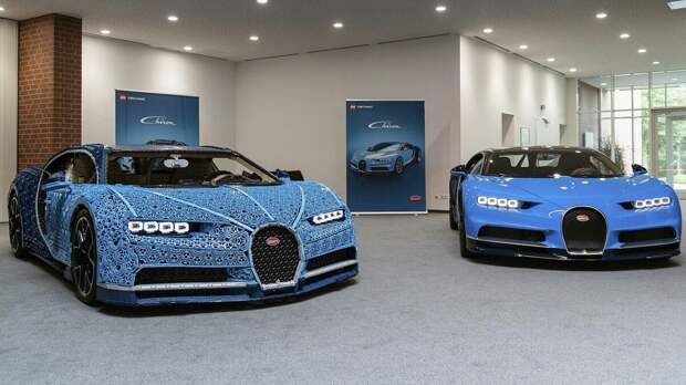 Как потратить 1 МЛН деталей LEGO? Едущая 1:1 Модель Bugatti Chiron.