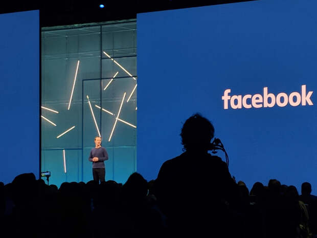 Facebook CEO Mark Zuckerberg at F8 developer conference