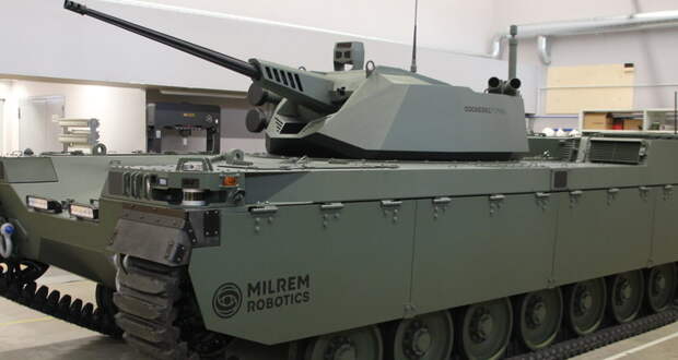 Эстонцы показали авиадесантируемый беспилотный танк