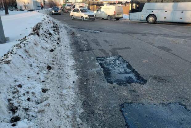 В Туле проводится ямочный ремонт дорог на нескольких улицах