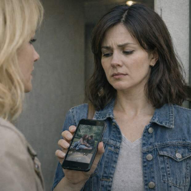 — Нам срочно нужно поговорить. Твой супруг вовсе не в командировке — он тебя обманывает, — резко сказала соседка.