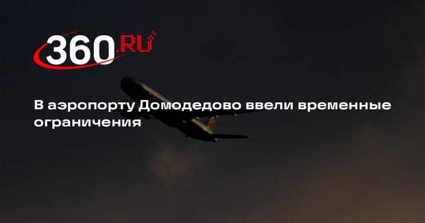 В аэропорту Домодедово ввели временные ограничения