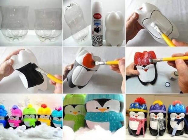 Как сделать пингвина из бутылок. Фото с сайта http://thewhoot.com.au