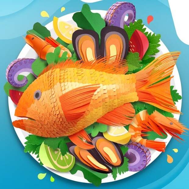 Вкусное блюдо. Автор: Lisa Lloyd.