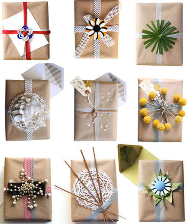 Фьюжн Gift Wrapping Ideas from Compai Blog